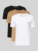 Regular fit T-shirt van puur katoen in een set van 3 stuks, model 'CLA...
