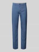 Slim fit chino van katoenmix, model 'BLEECKER'
