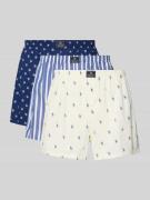 Boxershort met elastische band in een set van 3 stuks