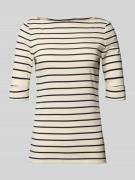 Regular fit T-shirt met 1/2-mouwen, model 'JUDY'