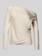 Regular fit blouse in one shoulder-look, model ''HASBRIN'