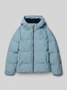 Regular fit gewatteerd jack met logopatch