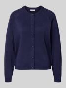 Glanzende cardigan van viscosemix, model 'MOBBE'