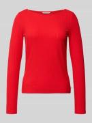 Slim fit shirt met lange mouwen van viscosemix