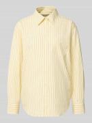 Relaxed fit blouse met borstzak