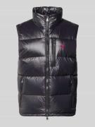 Regular fit bodywarmer met opstaande kraag