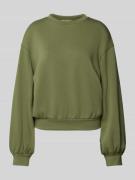 Oversized sweatshirt met ribboorden, model 'Brionna'