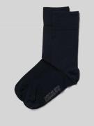 Sokken met labelprint in een set van 2 paar