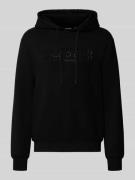 Hoodie met labeldetail