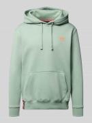 Hoodie met logo en kangoeroezak