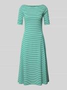 Midi-jurk met boothals, model 'MUNZIE'