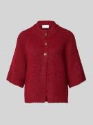 Gebreid jack met 1/2-mouwen, model 'Benutta'