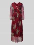 Midi-jurk met riem, model 'La44rinaa'