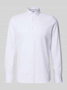 Slim fit zakelijk overhemd met stretch