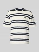 T-shirt met labeldetail