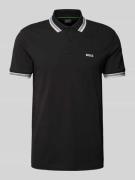 Regular fit poloshirt met labelstitching, model 'Paddy'