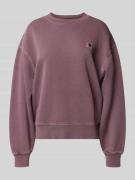 Oversized sweatshirt met ribboorden, model 'NELSON'