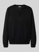 Regular fit sweatshirt met viscose