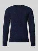 Regular fit gebreide pullover van katoenmix
