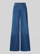 Korte jeans met wijde pijpen