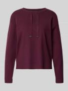 Gebreide pullover met tunnelkoord