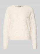 Gebreide pullover met ronde hals