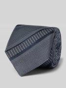 Stropdas van zijde in all-over look (7,5 cm)