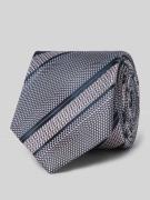 Stropdas van zijde in all-over look (7,5 cm)