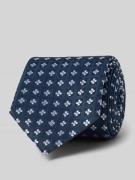 Stropdas van zijde in all-over look (7,5 cm)
