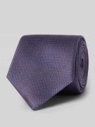Stropdas van zijde met structuurmotief (6 cm)