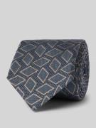 Stropdas van zijde in all-over look (7,5 cm)