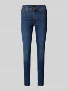 Skinny fit jeans van katoenmix, model 'WAUW'