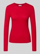 Slim fit shirt met lange mouwen van puur katoen