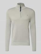 Gebreide pullover met schipperskraag