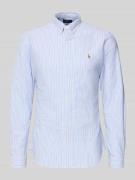 Slim fit vrijetijdsoverhemd met knoopsluiting