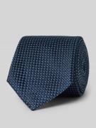 Stropdas van zijde in all-over look (8 cm)