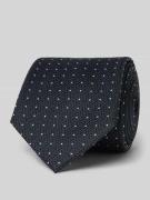 Stropdas van pure zijde met labeldetail