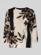 Gebreide pullover met ronde hals