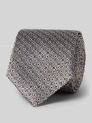 Stropdas van pure zijde met labeldetail