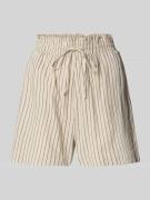 Loose fit korte broek van een mix van viscose en linnen, model 'MYMILO...