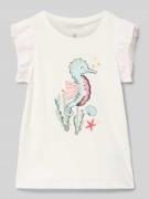 Tanktop met volantmouwen