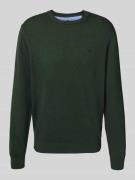 Gebreide pullover met ronde hals