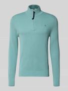 Gebreide pullover met schipperskraag