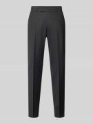 Pantalon met persplooien, model 'FESTONE'