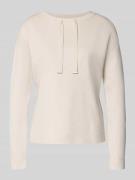 Gebreide pullover met tunnelkoord