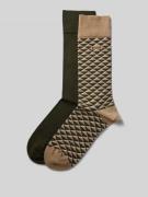 Sokken van katoenmix in een set van 2 paar