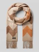 Sjaal met logopatch, model 'Cashmink'