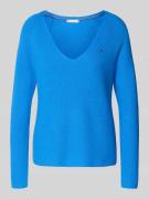 Regular fit gebreide pullover van zuiver katoen