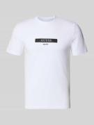 T-shirt met labeldetail