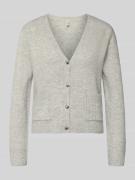 Oversized gebreid jack met wol, model 'RENE'